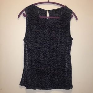 Shaded blue top from Banana Republic